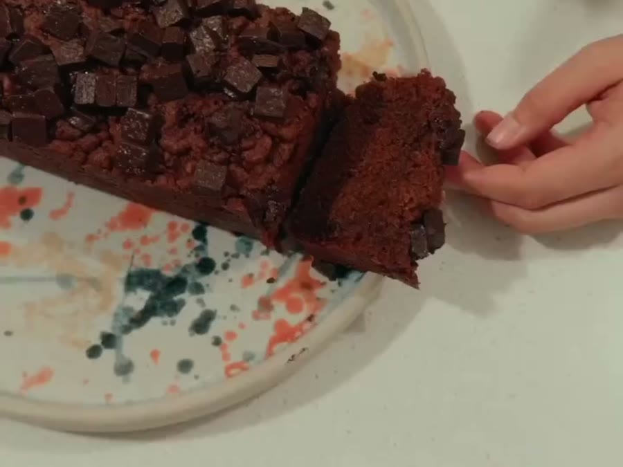Panqué de chocolate
